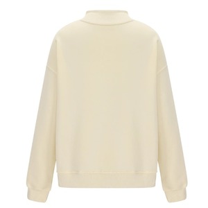 Wholesale High Quality 100% Cotton Material Lightweight Winter Mockneck <b>Drop</b> Shoulder Solid Breathable Eco-Friendly Custom Logo - Product Image 5