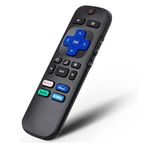 Wireless RF Remote Control for Roku TV Systems, Including Compatibility for TCL, Hisense, and Philips