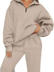 Chándal de ajuste relajado para mujer con pretina ajustable - Product Image 4