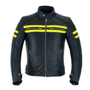 Chaqueta de Motociclismo de Cuero Unisex Resistente al Viento, Fabricante OEM, Tallas, Colores y Marca Personalizables, para Adultos, Todas las Temporadas - Product Image 1