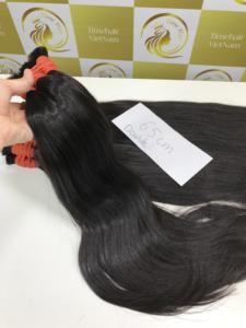 ผมดิบมัดผมคนแบบตรงสองชั้นสำหรับต่อผมแบบมัดเดียวจากเวียดนาม - Product Image 5
