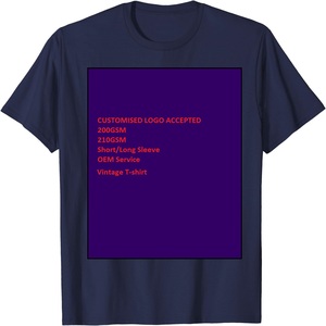 T-shirt pour homme vintage avec logo personnalisé OEM T-shirt pour homme vierge Vêtements d'été T-shirt avec impression numérique par sublimation et logo personnalisé - Product Image 4