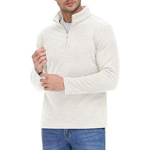Sweats à capuche personnalisés pour hommes Basics, coton mélangé surdimensionné lourd 100% coton Sweats à capuche pour hommes Streetwear veste de travail à demi-fermeture éclair - Product Image 2