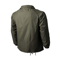 Blouson COACH pour homme en toile enduite, coupe-vent, respirant, écologique, style streetwear décontracté, léger