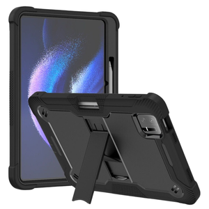Étui de protection pour tablette Xiaomi Pad 6/6 Pro avec support et porte-stylo, résistant aux chocs, en cuir PU PC - Product Image 2
