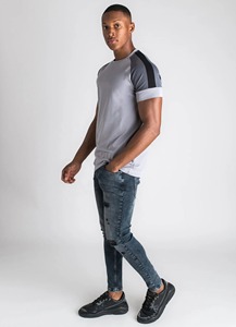 Vente en gros de t-shirts de sport et de gym pour hommes de haute qualité, en coton personnalisé, à séchage rapide, respirants, à manches courtes et col rond - Product Image 2