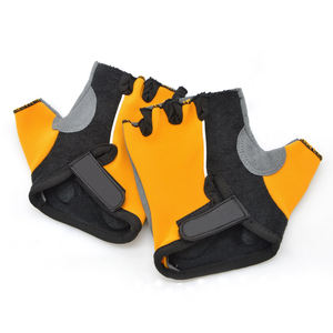 Unisex Sheepskin Leather Non-Slip <b>Fingerless</b> Sports Fitness <b>Gloves</b> Comfortable Fitted Gym Workout Latest Design Weightlifting - Product Image 2