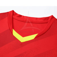 Uniformes de Fútbol Personalizados de Alta Calidad, Ligeros y Transpirables, 100% Poliéster, Ropa de Equipo con Logotipo Personalizado, Manga Corta