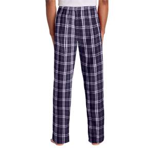 Pijama de franela para hombre Cozy Relaxed Fit, pantalones azul marino ideal para clima frío, estilo informal, ropa para dormir y descansar - Product Image 4