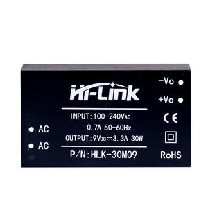HLK-30M09 30W Board Mount AC DC Converter Hi-Link Shenzhen <b>Supply</b> 220V <b>9V</b>/12V/15V/24V <b>Power</b> Module with <b>9V</b>/12V/15V/24V Output - Product Image 1
