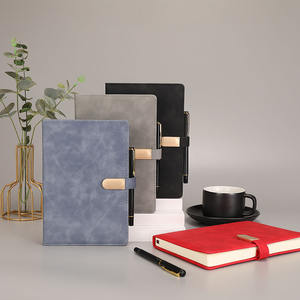 Pu Lederen A5 Hardcover Dagboek Cadeauset Notitieboekje Met Pen En Thermos Beker - Product Image 5