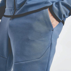 Survêtements en coton pour hommes de haute qualité imprimé personnalisé séchage rapide respirant Tech polaire hiver ensembles-Vente en gros - Product Image 2