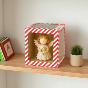 Caja de juguetes de papel de Navidad reciclable biodegradable respetuosa con el medio ambiente impresa personalizada, ventana, superventas, solución de embalaje de regalo de vacaciones - Product Image 3