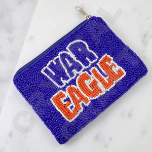 Monedero con cuentas de semillas vintage, hermoso accesorio de moda con características únicas - Product Image 6