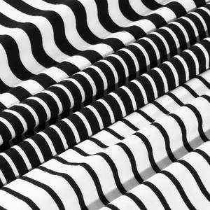 Fabricant sérigraphié 100% coton T-shirt rayé unisexe vierge surdimensionné lourd Streetwear T-shirt pour hommes - Product Image 2