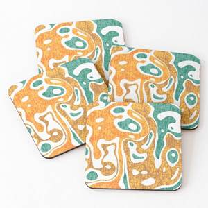 Supplier Bar Drink Coaster Customized Printed Cardboard Pulp Board Square Round Tissue Absorbent <b>Paper</b> Coasters Home and Kitchen - Product Image 2