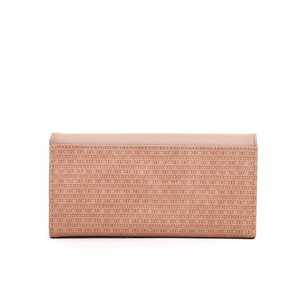 Fawn Genuine Leather <b>Ladies</b> <b>Wallet</b> P70763 Business Casual Style Zipper Closure Polyester PU Lining Long Short Options Logo - Product Image 1