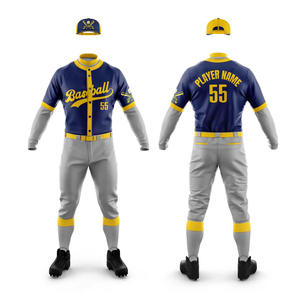 Camiseta de Béisbol Personalizada, Conjuntos de Uniformes en Oferta, Logotipo Impreso por Sublimación, Béisbol, Sóftbol, Tallas Grandes, Secado Rápido, Transpirable - Product Image 4