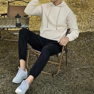 เสื้อมีฮู้ดสำหรับผู้ชายชุดเดรสเล่นกีฬาผ้านุ่มใส่สบายใช้กลางแจ้งดีไซน์ใหม่ - Product Image 5