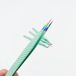 แหนบต่อขนตาแบบเคลือบผงที่มีหลายจุดที่ดีที่สุดที่กำหนดเอง - Product Image 2