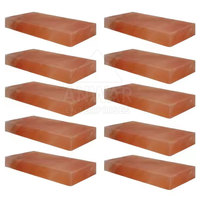 Tuiles de briques de sel rose de l'Himalaya pour la décoration de mur intérieur de hammam