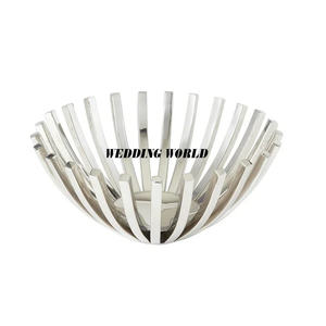 Bol à chocolat martelé en métal avec support, finition noire et argentée, bol à bonbons décoratif design, nouveau - Product Image 5