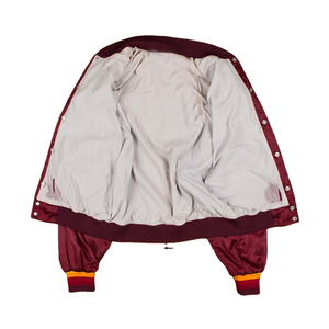 Chaqueta universitaria de satén de alta calidad para hombre, chaqueta universitaria de satén con cuello levantado, chaqueta universitaria de satén en blanco para invierno para hombres - Product Image 5