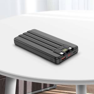 HOME DIGITALOME Batterie externe portable HPK-036 de 10000mAh avec câble de type C Chargement rapide de 22.5W LED Caractéristiques Batterie de chargement de téléphone - Product Image 1