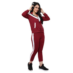 New Arrival Women Tracksuit Fitness <b>Gym</b> Sports <b>Sweatshirt</b> and Jogger Set High Quality Women Zipper Tracksuit - Product Image 6
