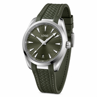 Montre pour homme OEM OEDE 41MM, mouvement à quartz VK63 avec cadran simulé, boîtier en acier inoxydable, montre élégante et étanche 068