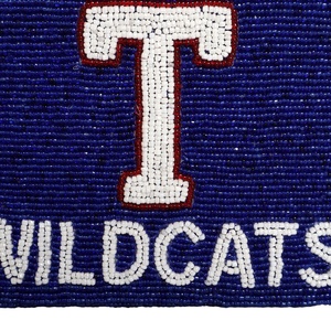 Handmade Colorful Beaded <b>Coin</b> <b>Purse</b> Brazeal Studio 6x4.5" Kids Teens Zipper Closure Fabric Wallet Embroidered Custom Wholesale - Product Image 2