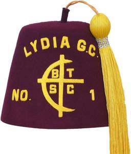 หมวกเสื้อคลุมเสื้อผ้าเมสันทําเอง Fez Shriner หมวกเสื้อคลุมเสื้อผ้าเมสันทําเอง Fez หมวกสําหรับขาย - Product Image 4