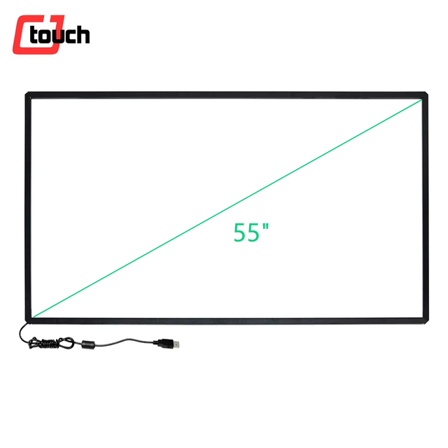55 Inch IR Touch Screen Frame Infrared Overlay USB Interface New 20 Touch Points Infrared Touch Frame