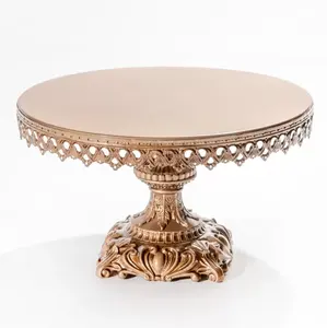 Plateau à chocolat en aluminium et cuivre Meilleures ventes Vaisselle faite à la main Vaisselle de restaurant et d'hôtel Support à dessert - Product Image 1