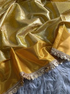 Diseño de éxito inspirado en Bollywood Hermoso Sari elegante de color brillante con estampado digital con una pieza de blusa de punto a un precio asequible - Product Image 3