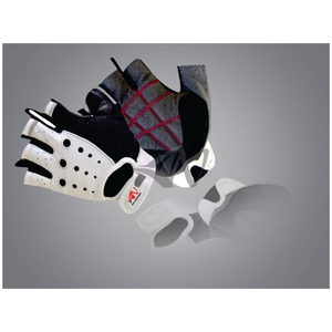 Guantes de Ciclismo de Medio Dedo de Cuero, Transpirables y Ecológicos para Deportes al Aire Libre - Product Image 4
