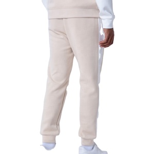 Chándal de lana pesado con cremallera completa para hombre con etiqueta privada personalizada OEM, conjunto de pantalones con capucha y traje de jogging de bloque de color vintage - Product Image 6