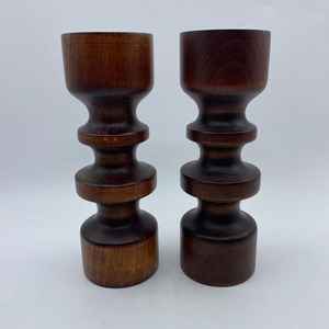 Portavelas de Madera Artesanal y Duradero con Color y Tamaño Personalizables para Bodas y Decoración del Hogar - Product Image 3