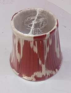 Mini pantallas de cono de tela Ikat hechas a mano en algodón de lino, perfectas para lámparas colgantes de suelo de mesa para decoración de hogar y hotel - Product Image 2