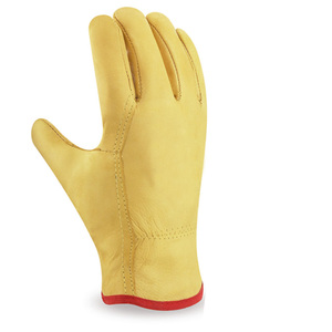 Guantes de conducción de cuero para hombre cosidos clásicos que ofrecen una comodidad duradera, perforaciones transpirables, aspecto elegante y agarre superior - Product Image 6
