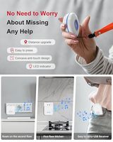 Système d'appel sans fil Daytech à piles pour hôpitaux, cafés, maisons de retraite, restaurants, thérapies, portée de 150 m, aide à une touche