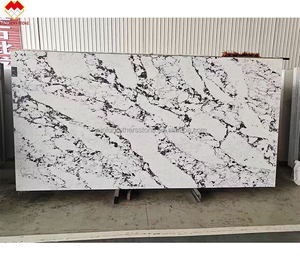 Trung Quốc đáng tin cậy nhà sản xuất nhân tạo trắng lấp lánh đá thạch anh kỹ sư trắng <span class=keywords><strong>Quartz</strong></span> đá slab với tĩnh mạch cho bàn - Product Image 3