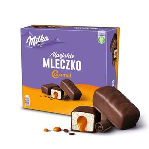 Pedido al por Mayor de Caramelos Milka Alpejskie Mleczko Ptasie, Recubiertos de Chocolate, con Sabor a Malvavisco y Vainilla - Product Image 1