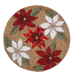 แผ่นรองจานทำด้วยมือแบบอินเดียผ้าทอ - Product Image 1