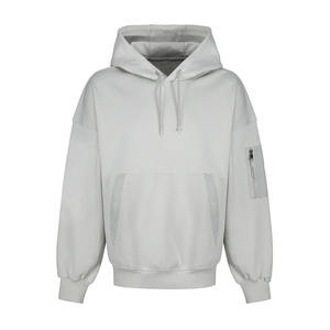 Pull-over à capuche chaud pour hommes en polyester/coton de haute qualité avec logo brodé personnalisé ODM 6XL Crop Puff Durable - Product Image 4