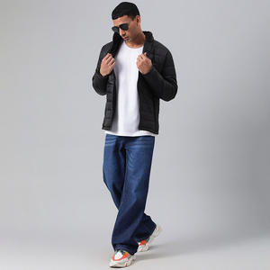 Nardon Apparel Vente en gros de haute qualité Veste d'hiver longue à col montant et logo sur le devant pour hommes avec logo personnalisé - Product Image 6