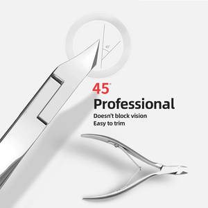 Cortacutículas Extremadamente Afilado, de Acero Inoxidable de Lujo, 2 en 1, Kit Profesional de Manicura y Pedicura, en Caja - Product Image 4