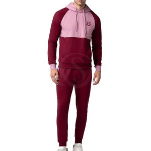 Ensembles de jogging décontractés à capuche pour l'hiver, vente en gros à faible MOQ, survêtement de sport personnalisé pour hommes, collection 2025 - Product Image 1