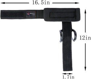 Correas de muñeca de elevación de servicio pesado Correas de elevación muerta Levantamiento de pesas Ejercicio Gimnasio Levantamiento de pesas Gancho de elevación de energía - Product Image 6