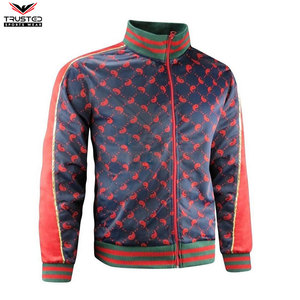 Ensemble de survêtement en molleton imprimé uni unisexe de haute qualité pour l'hiver, 100% coton, 2 pièces avec fermeture éclair - Product Image 2